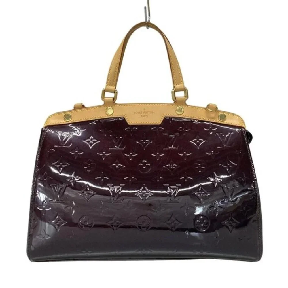 LOUIS VUITTON Brea Amarante Monogram Vernis Handbag 699-072225
